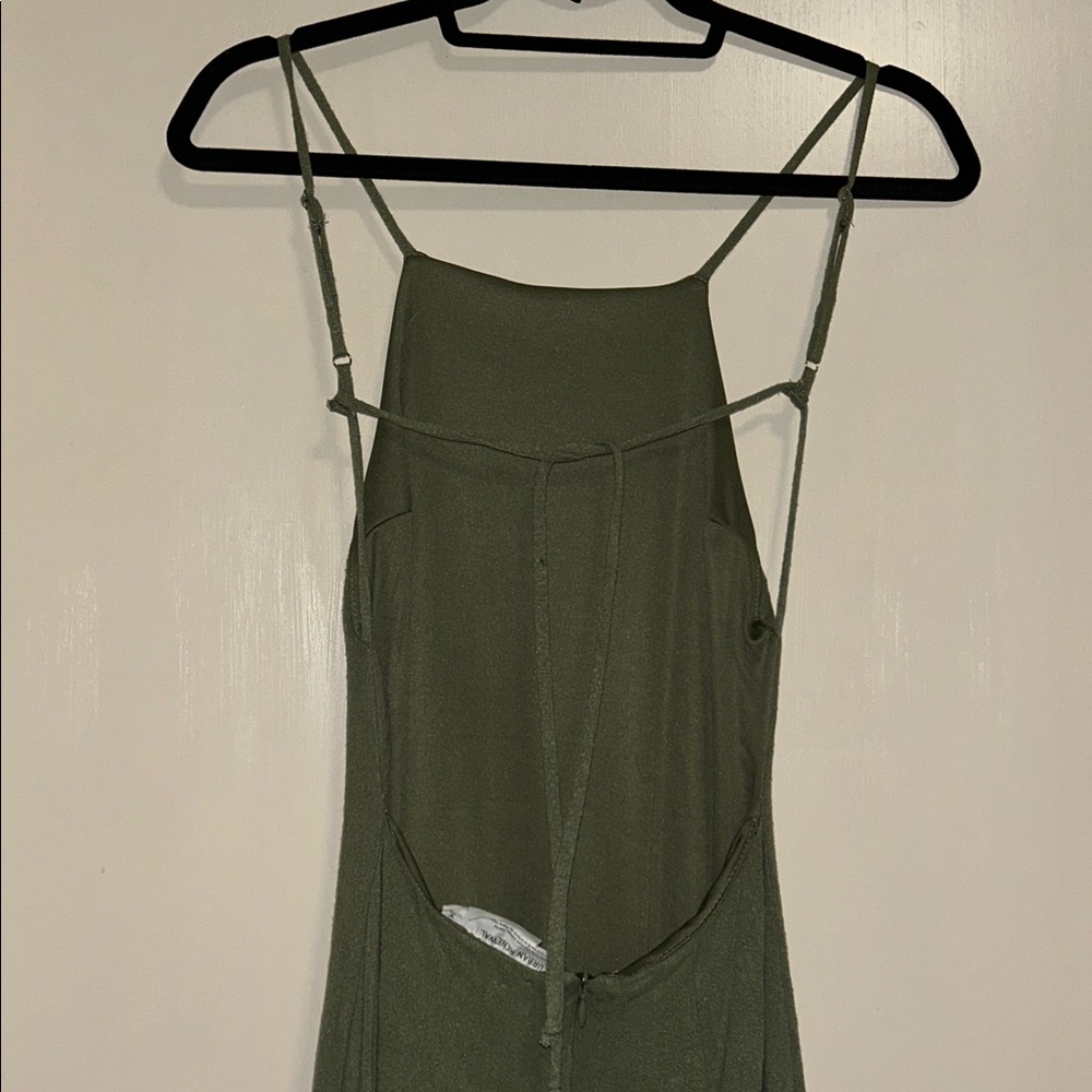 Urban Outfitters Slub Linen Open-Back Midi Dress - XS - Picture 4 of 9